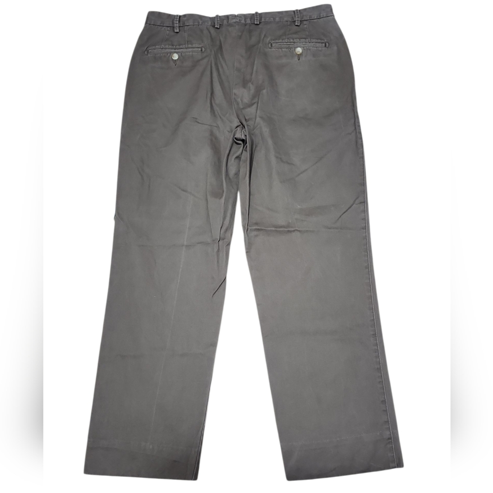Peter Millar Lot Of 2 Tan and Brownish Chinos Classic Style Flat Front Size 36 - Picture 5 of 7